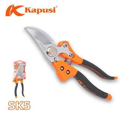 Kéo cắt cành Kps _Cán cam + đen_ K8654_10/90_(V8)