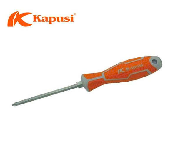Tua vít 2 ĐẦU 6*150mm_KPS cán CAM viền XÁM_K7211_12C/H (V8)
