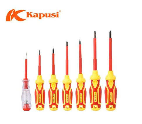 Tua vít 7PC KPS ( 6 tua vít+ 1 bút thử điện)_K9201 (12/48)_(V8)