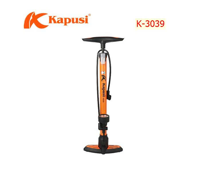 Bơm xe đứng dùng tay KPS Có đồng hồ+ thân CAM_K3039_20C/T