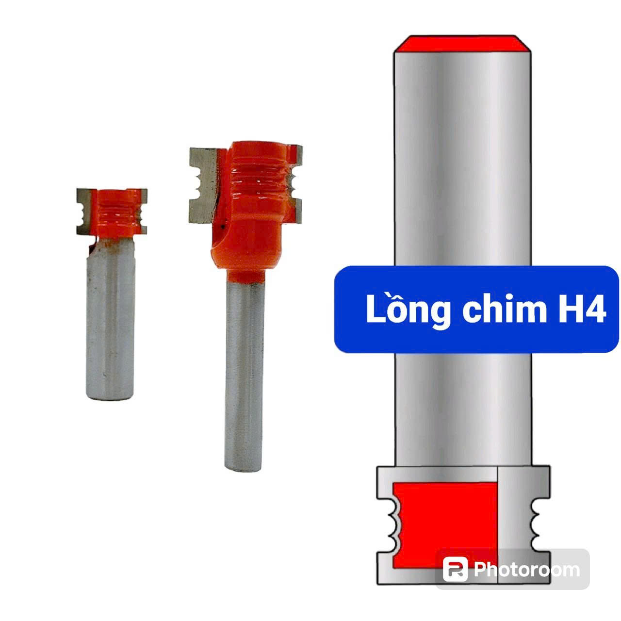 Mũi router VN lồng chim cốt 12.7*16.1*11 chỉ 5ly_H4