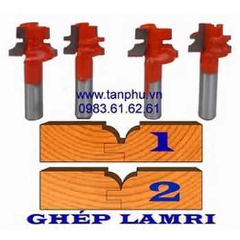 Mũi router ghép ván Lamri tròn (Có gờ) H1