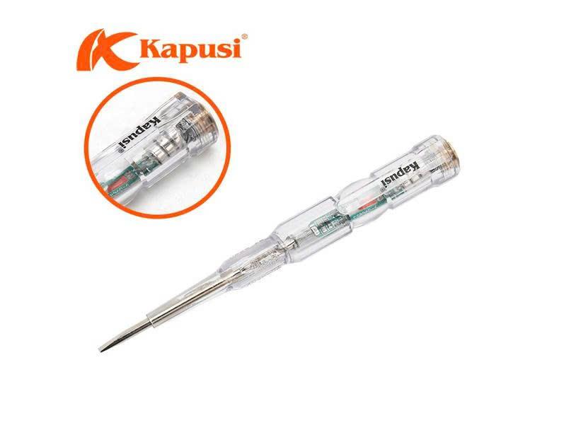 Bút thử điện Kapusi trắng trong ( Vỉ )_ K9068_30/540
