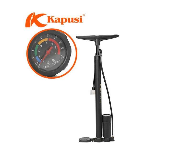 Bơm xe  đứng dùng tay_Có đồng hồ ĐEN_K3038_20C/T_(V8)
