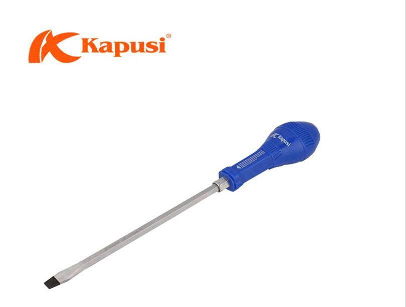 Tua vít đóng 1 đầu DẸP 8*200mm KPS_XANH _K6154 (-)_12/144