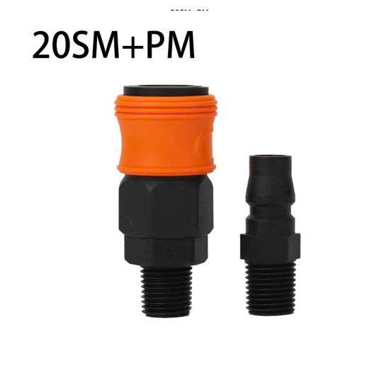 Đầu nối nhanh NHỰA ren ngoài KPS_K2143 (12B/H)