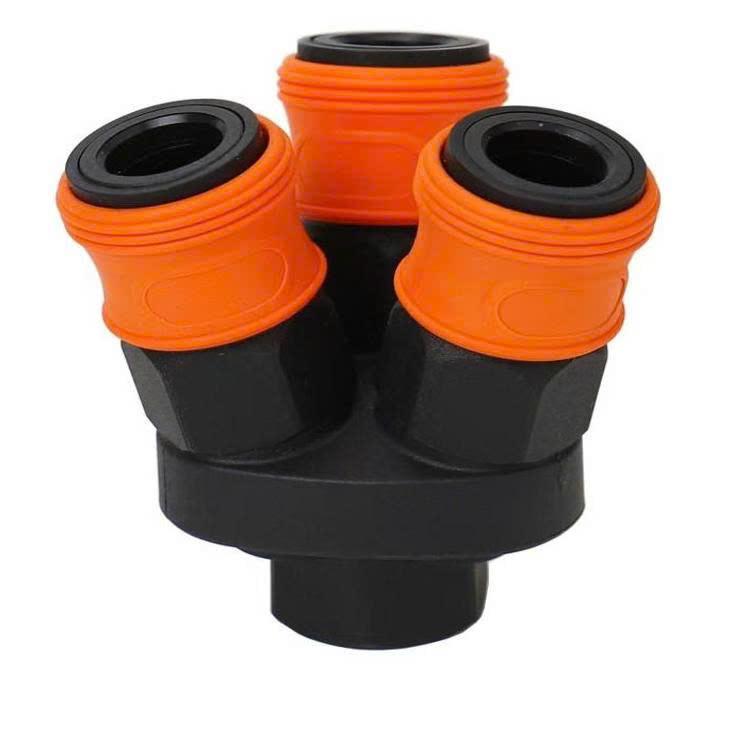 Đầu nối nhanh NHỰA 3 chia tròn KAPUSI_K2153_(V8) (V8)