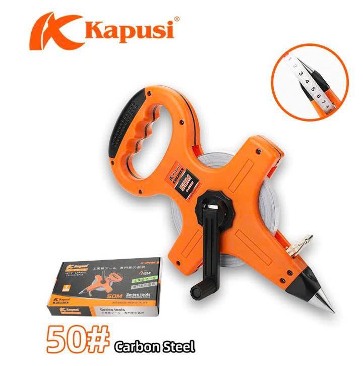 Thước CUỘN DÂY THÉP 50M Kapusi_K0395 (20C/T) (V8)