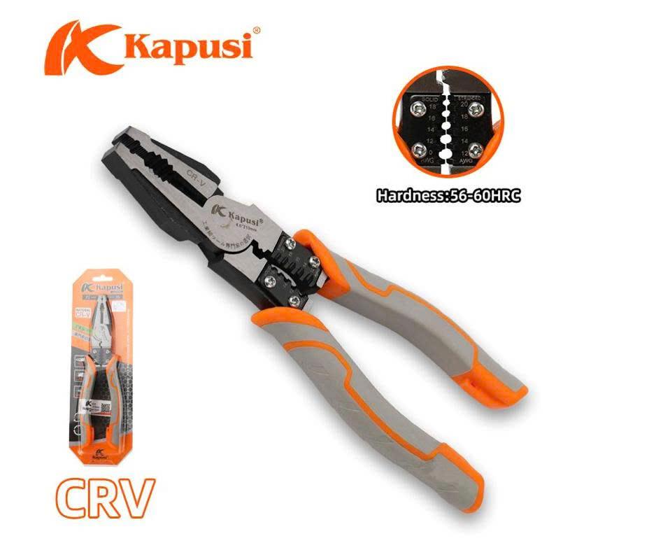 Kìm điện đa năng kps XÁM CAM 8.5in_K8066_(6/60)_V8