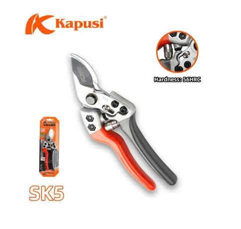 Kéo cắt cành K8651 KPS (Xám-Cam)_lưỡi nhỏ_10/90_(V8)