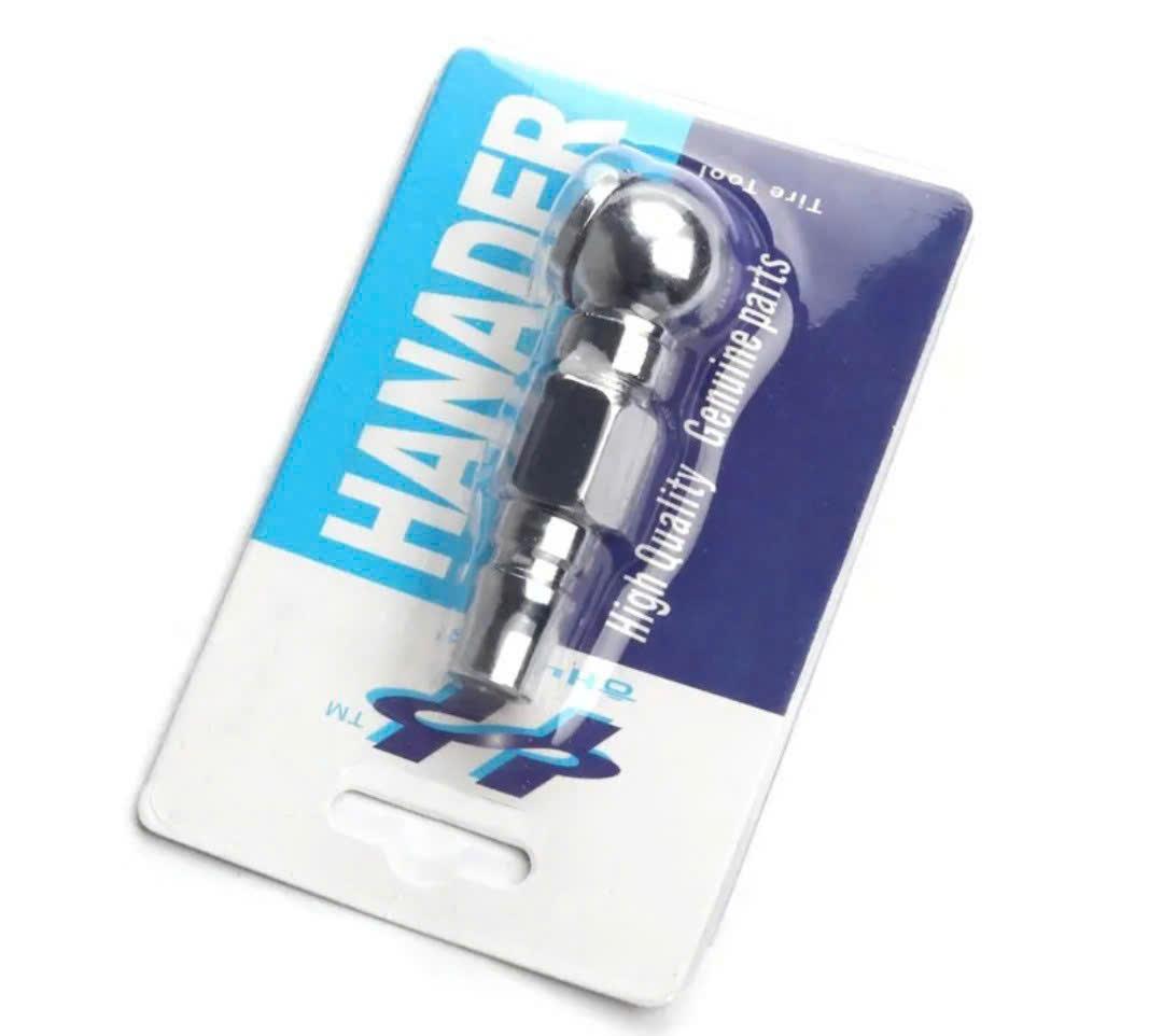 Đầu bơm xe hình TÁO Hanader