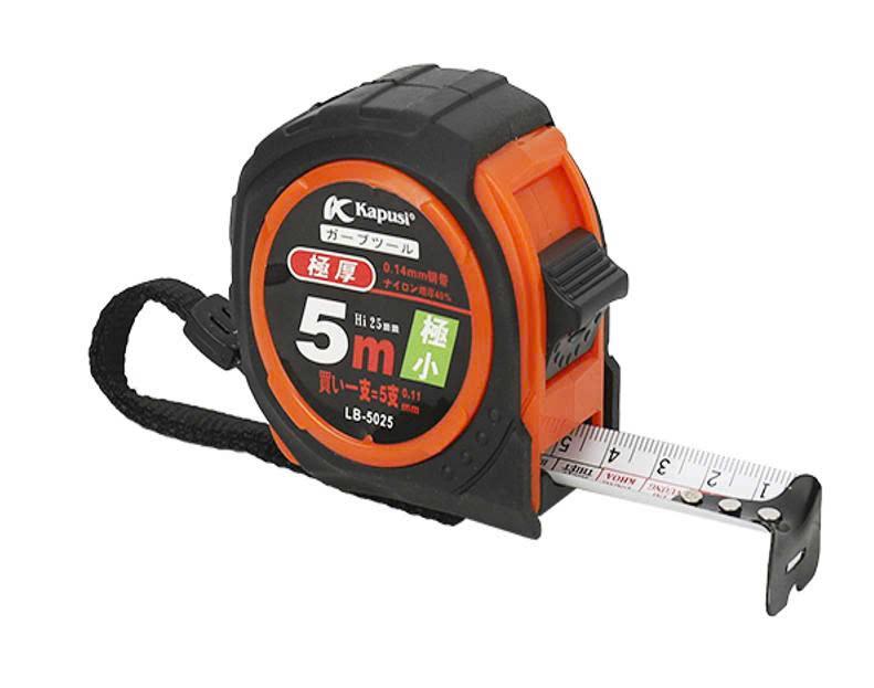Thước kéo KPS 3M19 ĐEN viền CAM _Lỗ ban 2 mặt_K2667_12/180